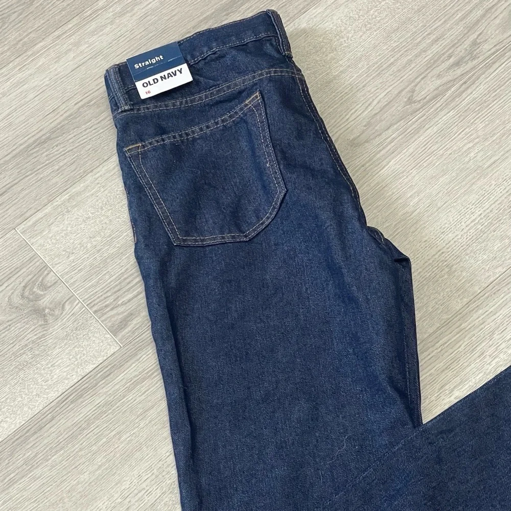 Old Navy Kids New Straight‎ Leg Size 16 Denim Jeans with durable waist band
